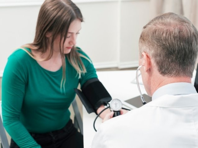 health check-up of an employee