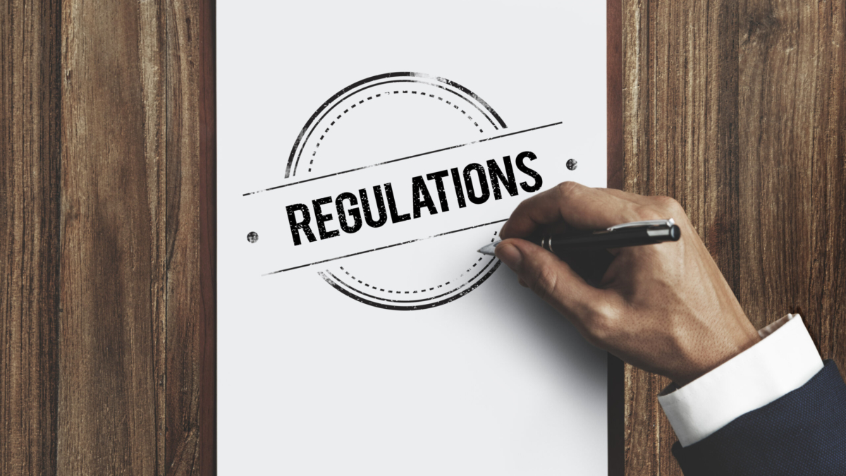 Concept image depicting rules, standards, and regulations—symbolizing governance and compliance frameworks in business automation.