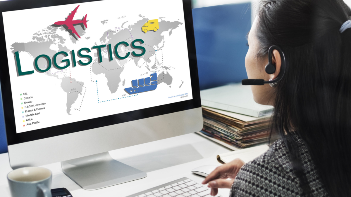 Logistics Freight Management Storage Supply Concept