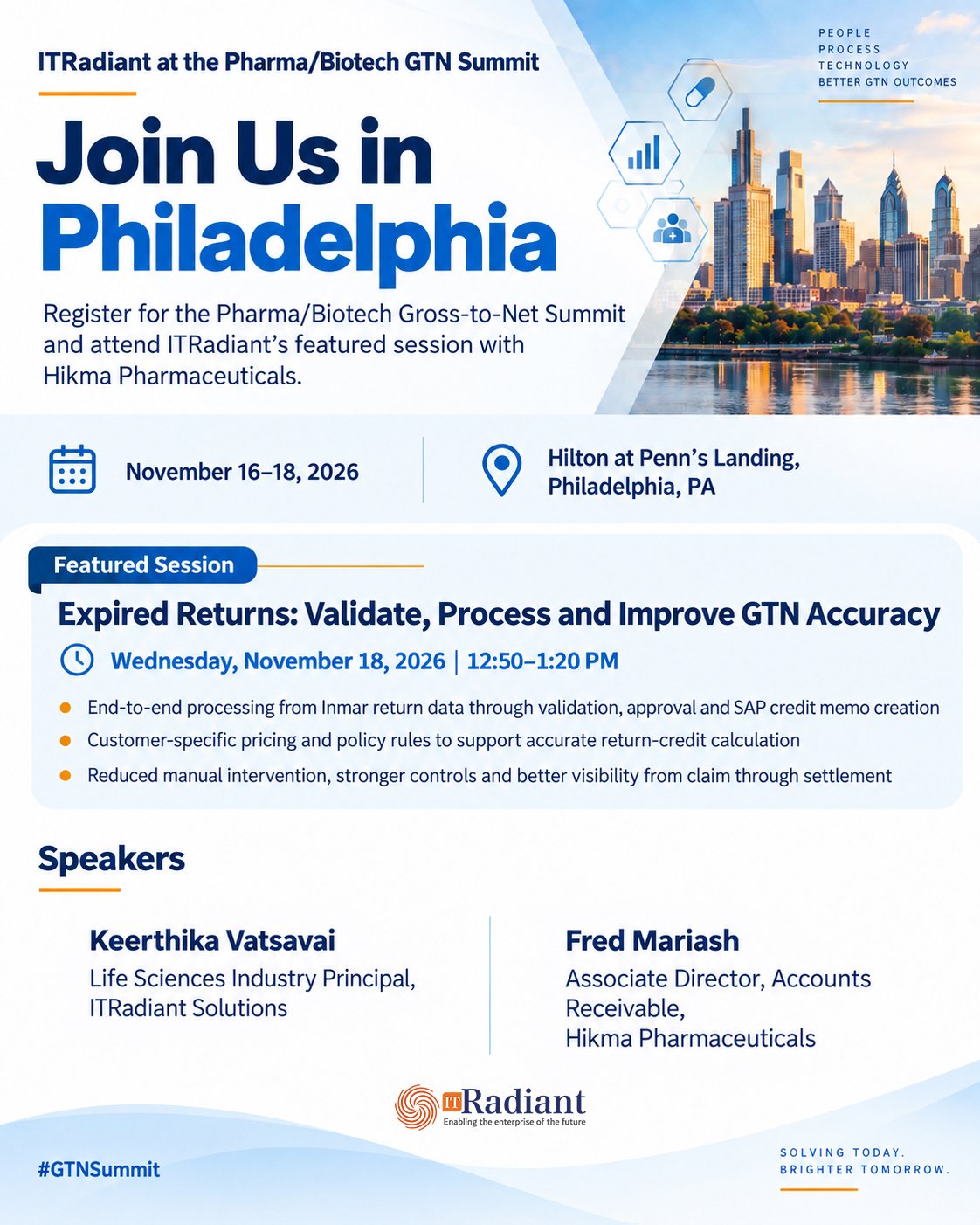 ITRadiant at the Pharma/Biotech GTN Summit 2026