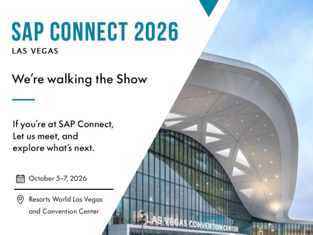 SAP CONNECT 2026